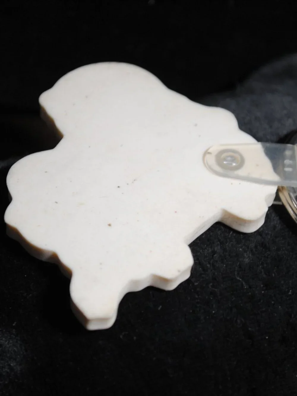 Lloyd's Barbeque Company Pig Mascot Rubber Keychain Vintage